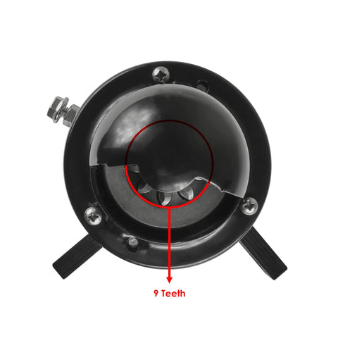 Top view of Starter Motor For Yamaha Marine Outboard 75HP 80HP 85HP 90HP Replacement Part 688-81800-10-00 with 9 teeth gear
