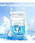 Portable Nugget Ice Maker Brings The Chill Producing 34 Pounds of Chewable Pebble Ice Daily with self-cleaning function.