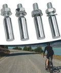 Heavy Duty Cotter Pin Set Four Pieces Three Eighths Inch Nine Point Five Millimeter With Crank Bolts Nuts And Washers For Bicycle