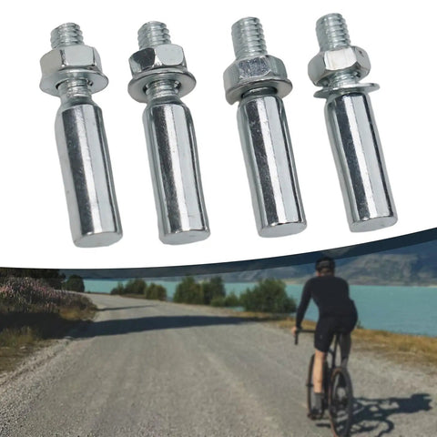 Heavy Duty Cotter Pin Set Four Pieces Three Eighths Inch Nine Point Five Millimeter With Crank Bolts Nuts And Washers For Bicycle