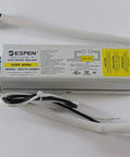 VEC72120MR Electronic Ballast for 32W and 40W Circuline Lamps, High Efficiency Current Limiter shown with cables and connectors.