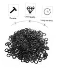 500-Piece Spring Wave Washer Kit Set For Home Auto And Marine Use Heavy-Duty Wave Washers Compression Gaskets Electrical Connection Seals Vibration-Resistant Assortment For DIY Repairs And Upgrades black washers pile
