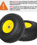2 Pack Front Tire And Wheel Assembly For Riding Mowers 15x6.00-6 Fits 100 And 300 Series With 3 Inch Offset Hub And Adapter Kit