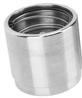 Close-up of 2 Pack Trailer Wheel Bearing Protectors Stainless Steel Dust Covers For Boat RV ATV Snowmobile Trailers Universal 1.98 Inch Hub Grease Cap Rustproof Shield That Blocks Water And Dirt And Keeps Bearings Running Smooth, showing the metallic finish and universal design.