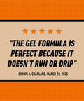 Gel Glue XL Clear Quick Bonding For All Purpose Repairs And Projects On Glass Plastic Wood Metal Ceramic Rubber Leather And More Thick No Run Formula For Vertical Surfaces 25 Gram Pack Of 1 testimonial quote about no-run formula