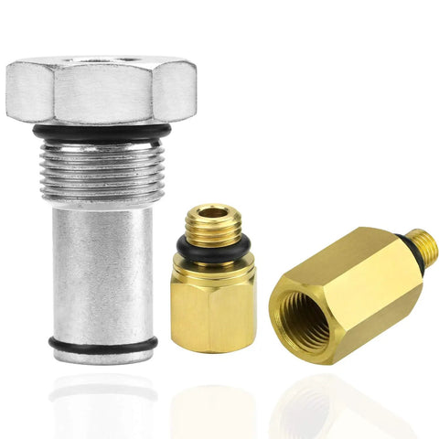 Must Have Two Pack Oil Rail Adapters Kit And One High Pressure Oil Pump IPR Valve Air Test Fitting Tool for Ford 6 0L