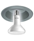 Flicker Free BR30 LED Light Bulb With Eye Comfort Technology That Keeps It Easy On The Eyes 650 Lumens Soft White 2700K in ceiling