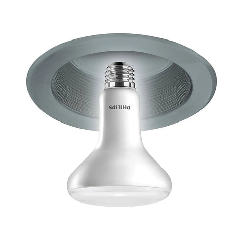 Flicker Free BR30 LED Light Bulb With Eye Comfort Technology That Keeps It Easy On The Eyes 650 Lumens Soft White 2700K in ceiling