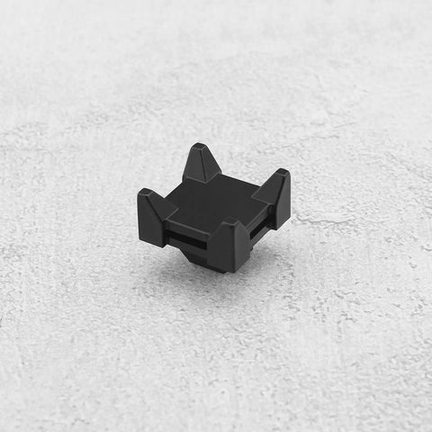 10 Pack Cable Holder Groove Clips For European Standard 4545 Aluminum Profiles Black 15x9.5mm Wire Clips Durable Nylon