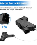 Fuel Door Lock Actuator 81590-2T000 For Hyundai Sonata 2015-2019 And Kia Optima 2011-2020, black reinforced plastic, 2-pin power