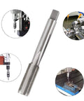 Heavy Duty M14x2.0mm HSS Tap And Die Set For Metalworking Right Hand Threading Kit, shown with applications on various machines.