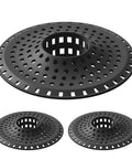 Super Slick Silicone Bathtub Drain Hair Catcher And Shower Guard That Snags Hair And Tiny Toys To Stop Drain Headaches Cold and keep your home plumbing running legit, black silicone drain guard.