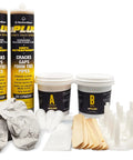 Foundation Crack Repair Kit With Polyurethane Injection Foam For Leaking Basement Walls 10 Foot Expands To Seal Water Leaks