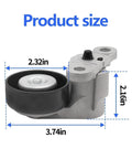 Chevy GMC Air Conditioning Serpentine Drive Belt Tensioner Kit dimensions 2.32in x 3.74in x 2.16in for 1999-2008 models