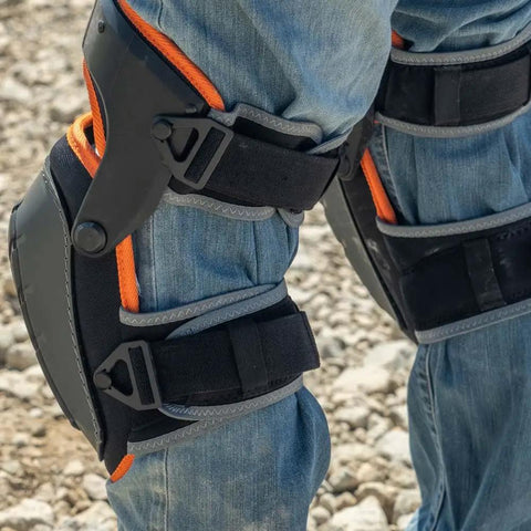Heavy Duty Hinged Knee Pads With Gel Foam Cushioning For All Day Comfort And Stability Large Protective Surface For Easy Movement
