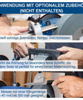 Heavy Duty Workhorse 150W Water Cooled Bench Sharpener demonstrating angle adjustments for precise blade tuning.