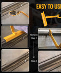 6 Inch Magnetic Cleat Tool For HVAC Ductwork TDC TDF Clips Fits In Tight Spaces Pro Grade Sheet Metal Duct Clip Tool Yellow installation steps