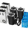 Three Axis 86mm Closed Loop Stepper Motor Kit With 12Nm Torque, 1700 Oz In, 1000 Line Encoder, CNC Kit for CNC Router and 3D Printer.