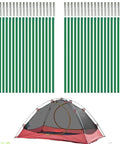Tough As Nails Heavy Duty DIY Tent Poles Telescoping Rods For Outdoor Camping with tent illustration, 36 pack, 6.5mm fiberglass