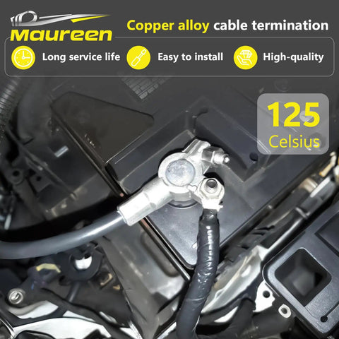 Plug And Play Negative Battery Cable Replacement For 2009 To 2016 Cruze Orlando Verano OE 22754271 installed in engine bay