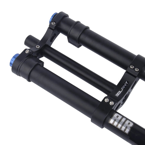 Beefed-Up Downhill Mountain Bike Front Fork With Air Suspension, Thru-Axle Boost 110x15, 34mm Stanchions, 160mm Travel