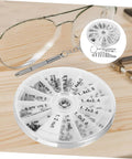Eyeglass Repair Kit With Screws And Mini Screwdriver And Storage Case Dope Handy Tool For Quick Sunglasses And Eyewear Repairs