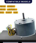Beefy One Quarter HP Condenser Fan Motor With 1100 RPM, 48 Frame, 208 To 230V Replacement Fits Carrier 5KCP39EGS070S