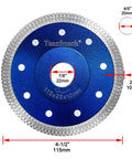 4.5 Inch Diamond Saw Blade For Porcelain Tile Granite Marble Ceramics Fast Clean Cuts With Tile Saw Or Angle Grinder 115mm
