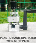 Manual Wire Stripping Tool With Hand Crank, Portable Cable Stripper For Copper Wires And Scrap Recycling in garden view