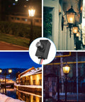 2 Pack Auto On Off Outdoor Dusk to Dawn Photocell Sensor For Post Lights Flood Lamps And LED Fixtures Waterproof 100 to 277V