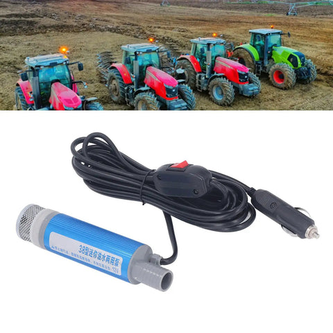 YDuupxe 12V Self Priming Oil Transfer Pump Built With Stainless Steel For Moving Water And Fuel. Submersible Extractor Has A 12 Liter Per Minute Flow Rate And 2 Meter Lift Capability. Ideal Tool Agricultural Machinery Users Need For Drums Tanks And Fast