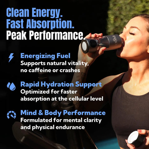 Person drinking from Hydrogen Water Bottle Generator With SPE PEM Tech Delivers 5.4 PPM Hydrogen, 8oz Portable Water Ionizer