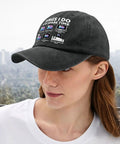 Casual RV Camper Hat For Women With Funny Things I Do In My Spare Time, Soft Washed Distressed Look, Adjustable Strap, Outdoor Use