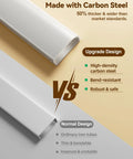 Heavy Duty Toddler Bed Rail Guard for Full Beds aluminum and carbon steel design comparison with safety features highlighted