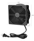 Black fan component of 2 In 1 Hose Smoke Absorber With Strong Suction And 3 Stage Purification For Soldering And Laser Engraving Fume Extractor