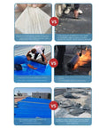 Comparison image of Heavy Duty Self Adhesive Roofing Underlayment vs imitation materials, showcasing durability and ease of use.
