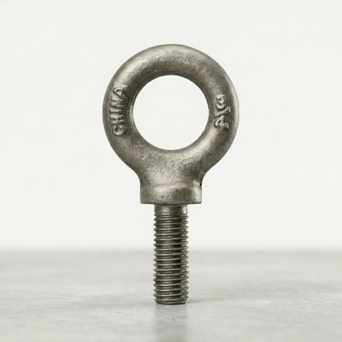 2 Pack Three Quarter Inch Lifting Shoulder Eye Bolts Beefy Heavy Duty Rigging Hardware For Lifting Material Handling And Machinery Lifting Rings Concrete And Metric Size Options shown up close