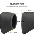 Gel Filled Slip On Recoil Pad For Shotguns And Rifles, dimensions chart, shows height as 5.3 inches, width 3.6 inches.