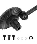 Beefed Up Overdrive Helical Gear Set For 1/10 RC Crawler SCX10 II Front And Rear Axles Hardened Steel Alloy CNC Machined Reverse.