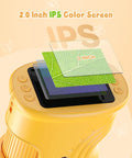 1000X Handheld Digital Microscope For Kids Pocket Microscope With 2 Inch IPS Screen showing display layers illustration.