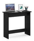 Compact Study Desk With 31.3 Inch Wide Tabletop For Homework, Work, And Light Gaming, Espresso Finish Computer Desk With Soft Edges And Space Saving Design