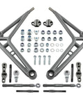Drift Ready Front Steering Adjustable Lower Control Arm Kit For BMW E46 1998 2006 with components displayed in layout