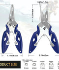 Heavy Duty Stainless Steel Split Ring Set With Pliers 200 Pcs Fishing Lures Rigs Leaders Connector Kit for freshwater and saltwater