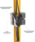 Big Shot Trigger for Smoother Launching and Snappier Line Setting with Quick Mid Pole Attachment on 1.25 Inch Round Fiberglass Poles