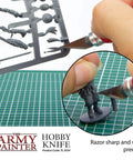 Pro Grade Precision Hobby Knife With Soft Grip Stainless Steel Blade trimming plastic miniature model