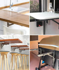 Built To Survive Anything These Hella Tough 8 Inch Folding Shelf Brackets give your walls serious utility for garages kitchens and motorhomes.
