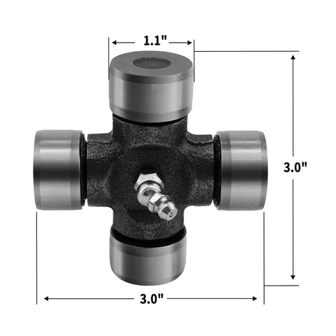 Beefy U Joint Kit For Eurocardan Series 4 Driveline 27 By 75 Mm Compatible With Comer 180.014.130 Case IH W2008474DS W2016154DS