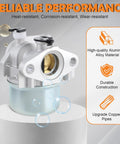 Carburetor For 6.75HP 190CC 675 Series Engine Compatible With Toro 22 Recycler Mower Craftsman TB230 Troy Bilt Lawn Mower