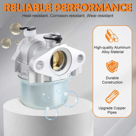 Carburetor For 6.75HP 190CC 675 Series Engine Compatible With Toro 22 Recycler Mower Craftsman TB230 Troy Bilt Lawn Mower