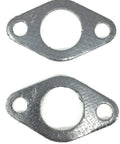 Exhaust Gasket 690970 Pack Of 2 OEM Replacement Seals For Small Engine Exhaust Systems Replaces 273485 shown flat